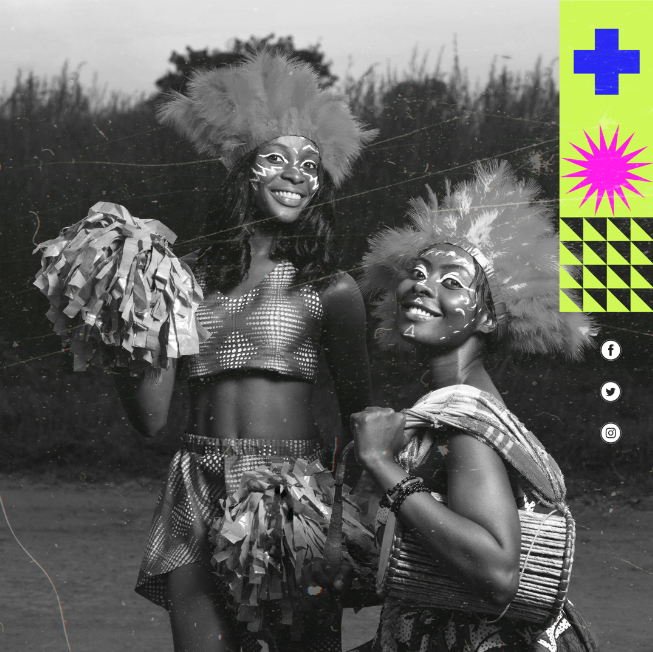 women in native attire